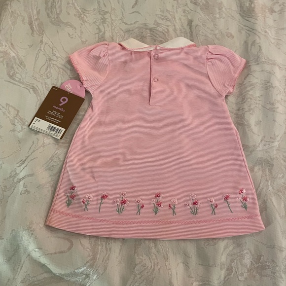 Carter’s Pretty in Pink Girls 9M Pink Dress and Bloomers - Picture 6 of 8